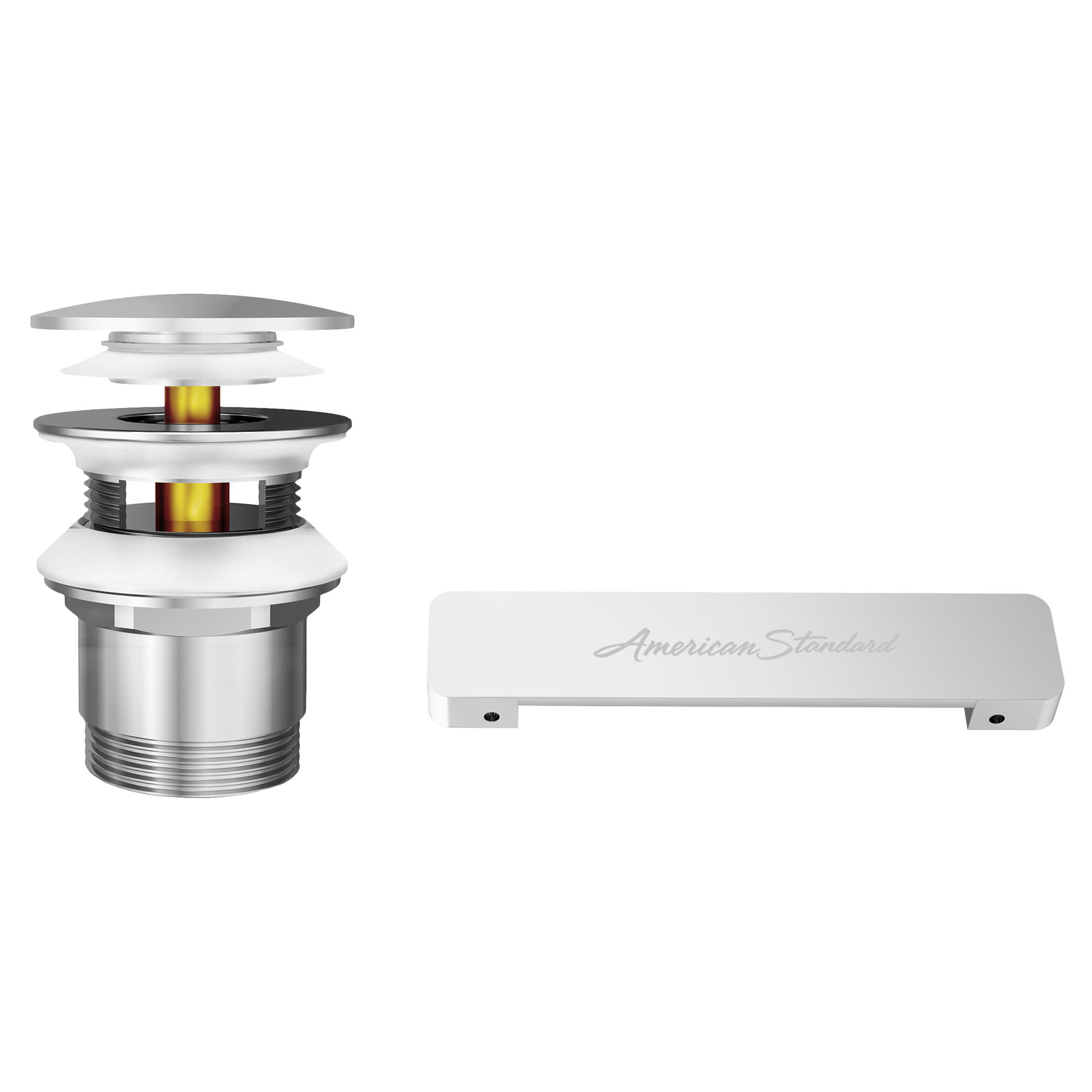 Freestanding Bathtub Overflow Cover and Drain Kit